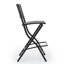 Chaise pliante d'extérieur en osier et tabourets de bar pliables, ensemble de 2