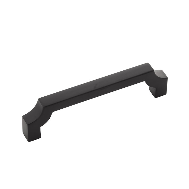 Monarch Collection Pull - Cabinet Pull - Transitional Hardware for Drawers & Cabinets, Matte Black, 3-3/4"