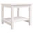 Coffee Table White 19.7"X19.7"X17.7" Solid Wood Pine