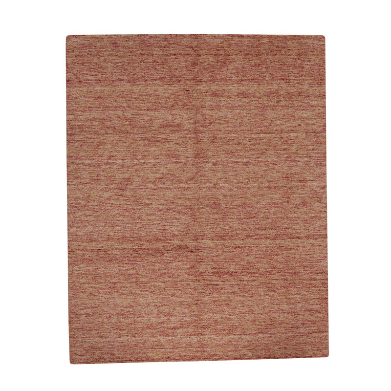 Hand-Knotted High-Quality Rust Area Rug