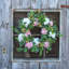 Couronne rose et blanche hortensia, lierre anglais et baie-1036108257-1036110924