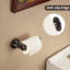 Porte-papier hygiénique mural en bronze huilé, distributeur de papier hygiénique de style campagnard anti-chute avec fixation à 3 voies