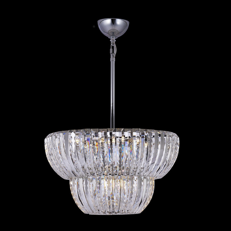 Fontana 9 LT Chrome/Clear Pendant Allegri