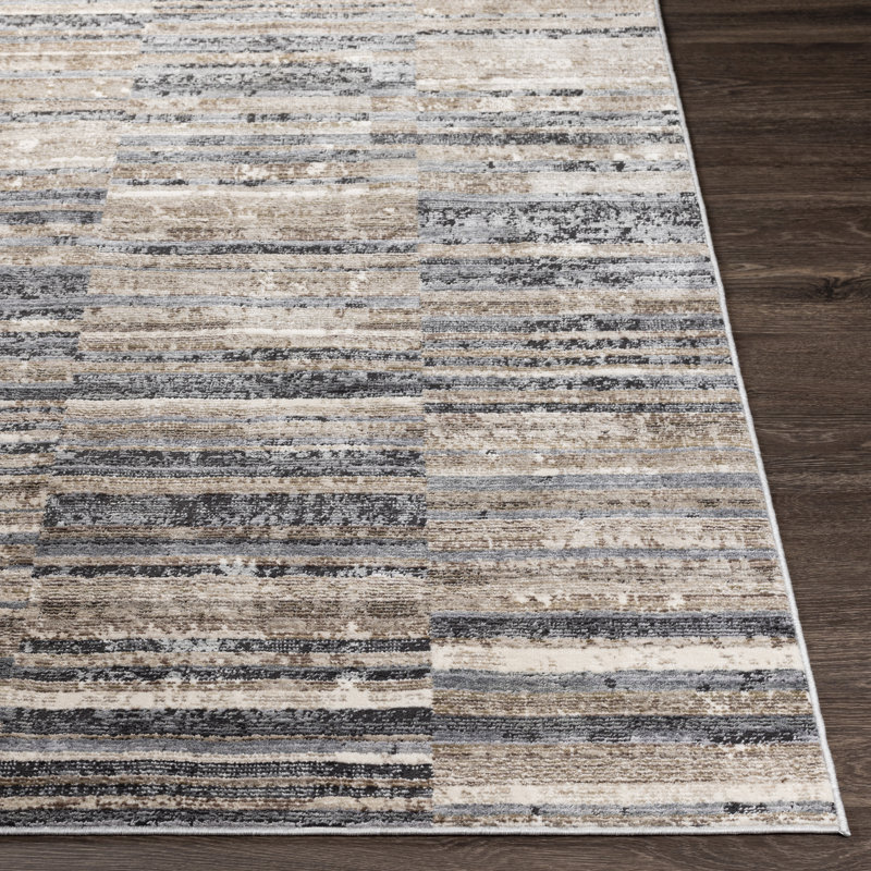 Striped Indoor Rug, Rectangle 8'10" x 11'9"