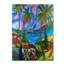 Art mural sur toile tendue - Manoir Shadian «Tropical Paradise», décoration murale pour le salon, la chambre à coucher ou le bureau - 35 x 47-31105746
