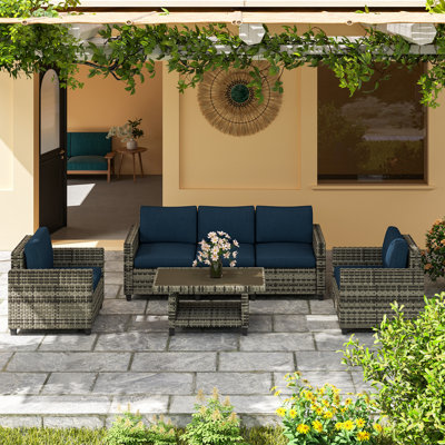 Rattan Sofa Set