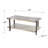 Elegant Mirrored Tabletop Cocktail Table - Champagne Hue Coffee Design And Shelf