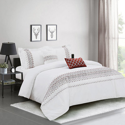 Aida Cotton Geometric Shapes Comforter Set