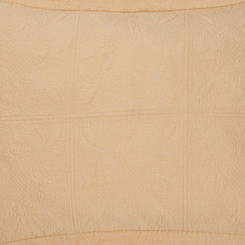 Home Matelasse Cotton Sham, Euro, Butter