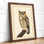 Eagle Owl Study Botanical - Framed Print-1426032994-1426033007