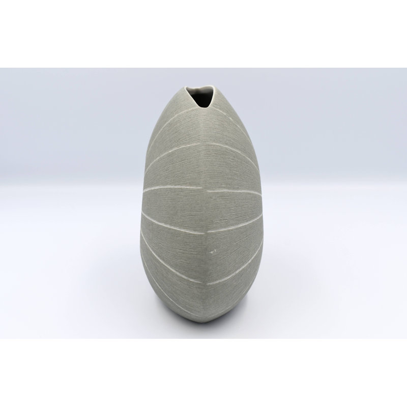 Vase de table Amissa, H 6 po x l 7 po x P 3,5 po, Vert