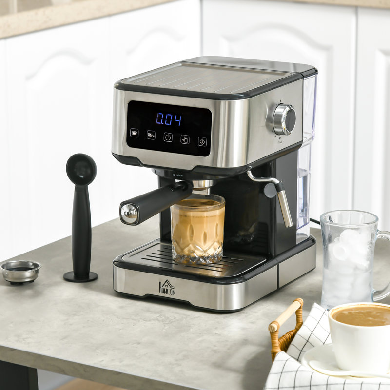 HomCom Espresso Machine with Frother