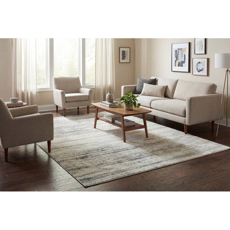 ANNALISE 6.7X9.6 7611-989 GREY/BEIGE/CHARCOAL, Rectangle 6'7" x 9'6"