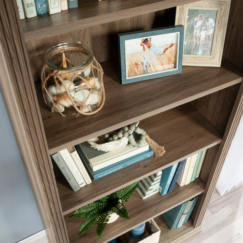 Dorset 5-Shelf Bookcase In Salt Oak, Salt Oak
