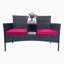 Darrett Wicker Outdoor Bench-1375991460