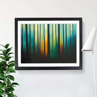 Dashing Summer Forest - Single Picture Frame Print