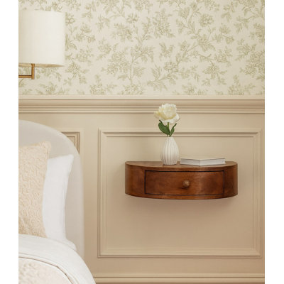 40cm W Solid Wood Bedside Table