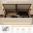 Upholstered Wingback Storage Bed,No Box Spring Needed-1760131533-1760131538