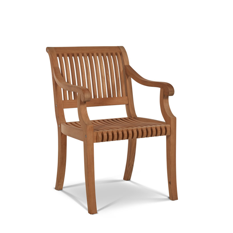 Palm Teak Patio Dining Chair
