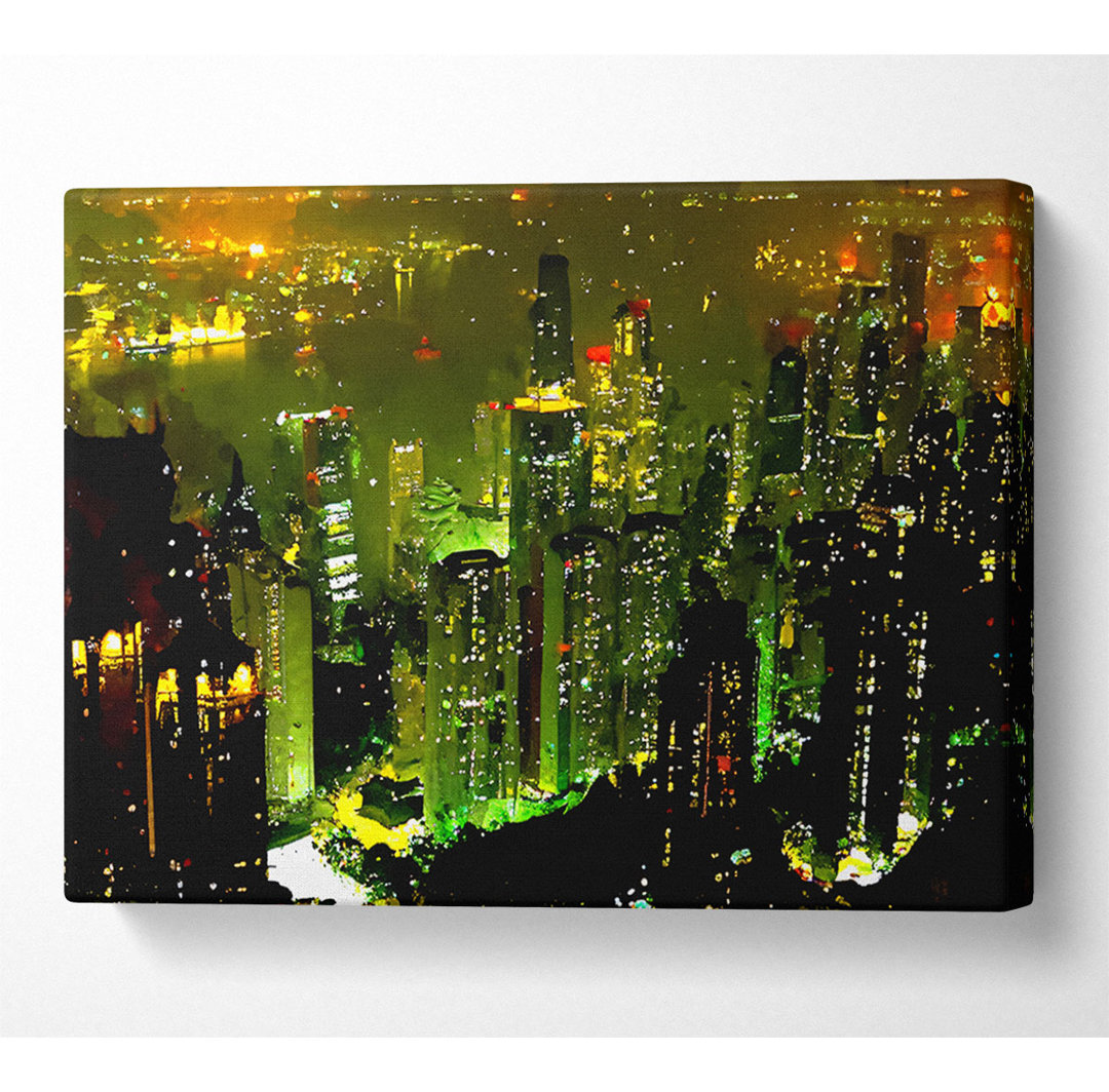 Hong Kong Bay Green - Kunstdrucke auf Leinwand