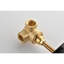 Contrôle de volume en métal coulé 3/4 po - Douche principale à très haut débit, noir mat, laiton, poignée de valve réglable, résistance à la corrosion, antirouille, méthode d'installation simple, maître de douche, valve de poignée,