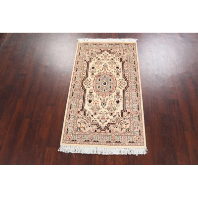 One-of-a-Kind 3'1" X 5'3" New Age Wool Area Rug in