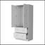 Armoire-penderie Wenden avec 2 tiroirs, 2 portes, grand rangement et tringle-1365735675