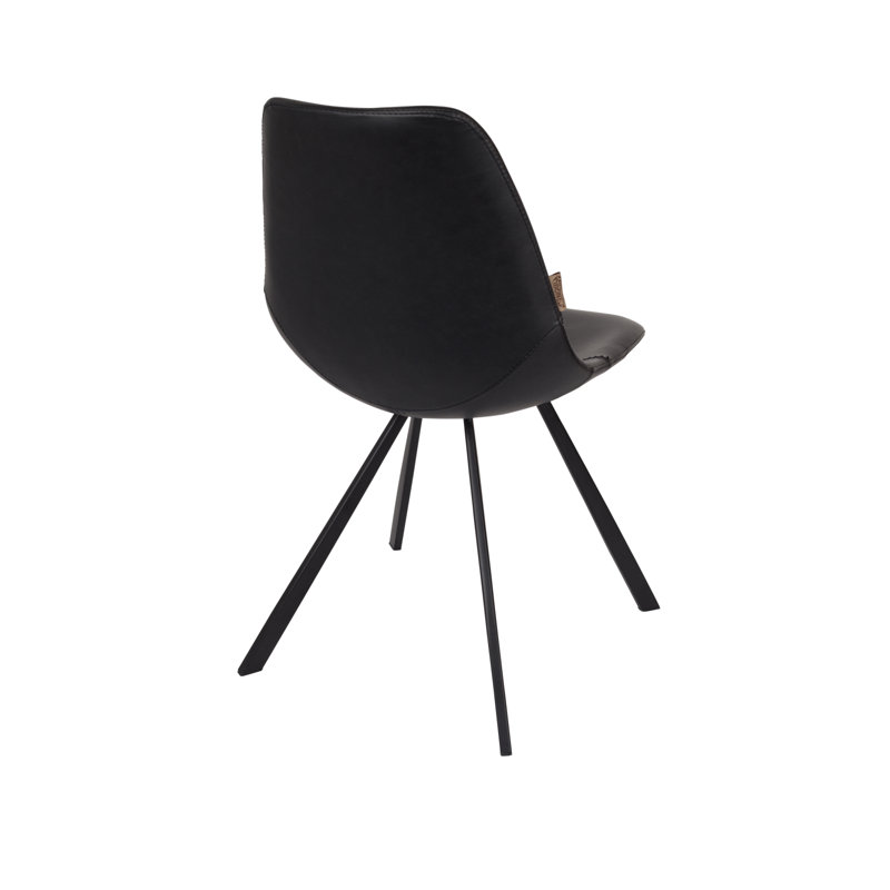 Franky Upholstered Dining Chair, Black