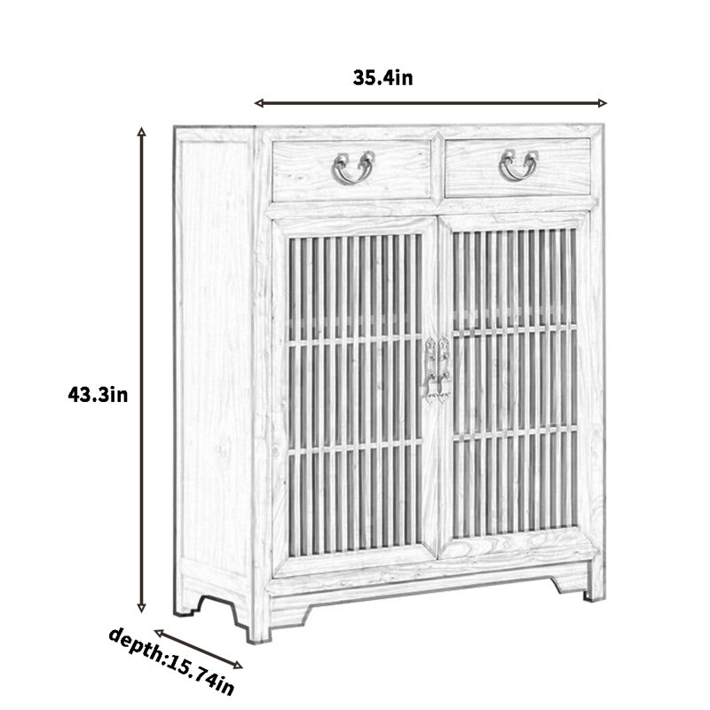 12 Pair Shoe Storage Cabinet, Brown