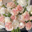 Bouquet de roses réalistes en soie 5 pièces - 3 roses artificielles pour la décoration intérieure, les mariages, les fêtes et les célébrations saisonnières-144788616