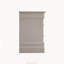 Transitional 1-Drawer Nightstand, Silver Champagne