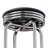 Anizoba Metal Patio Dining Set with Round Table for 2 Persons, 40.55'' H X 30'' W X 30'' D