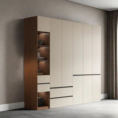 Simple Solid Color Wardrobe