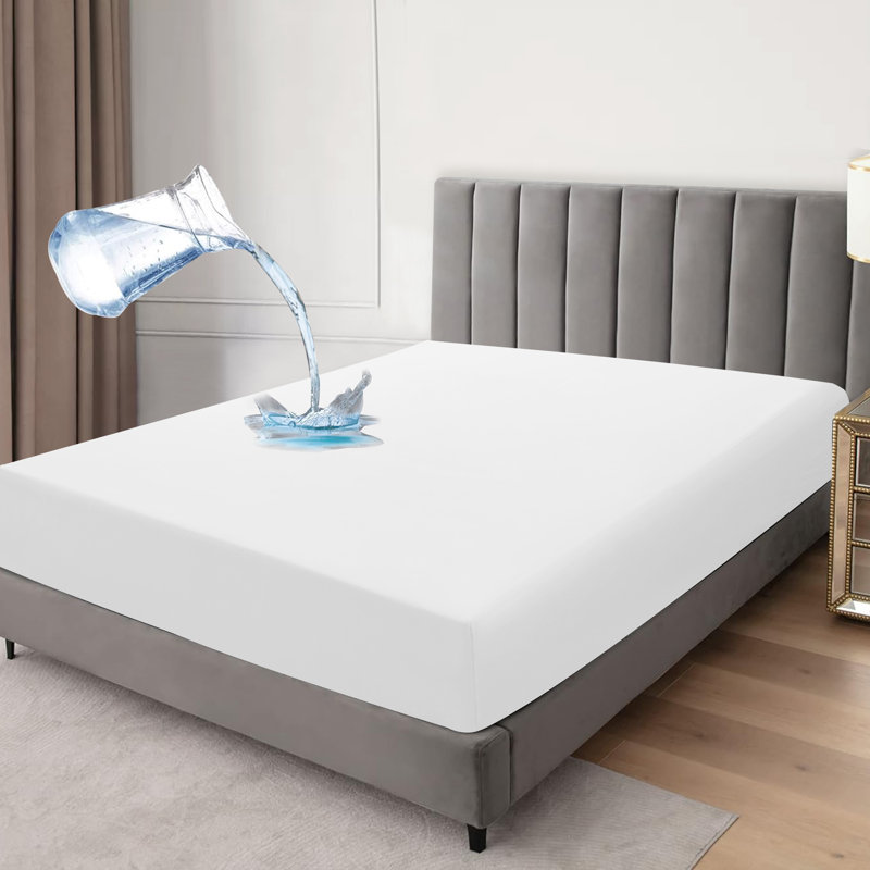 Mattress Protector Case Pack, White, Single (3')