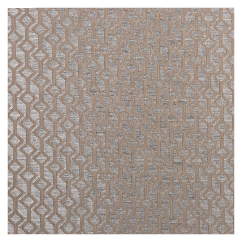 Allure Geometric Fabric, Stone