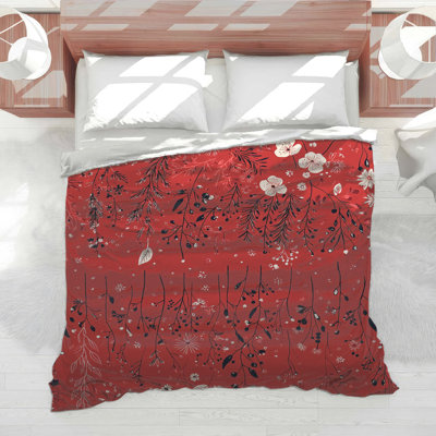 Floral Bedding Patterns Comforter Bohemian