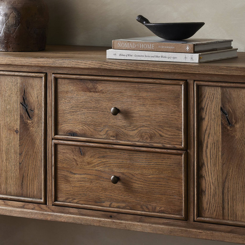 Bari Sideboard, Weathered Oak Veneer