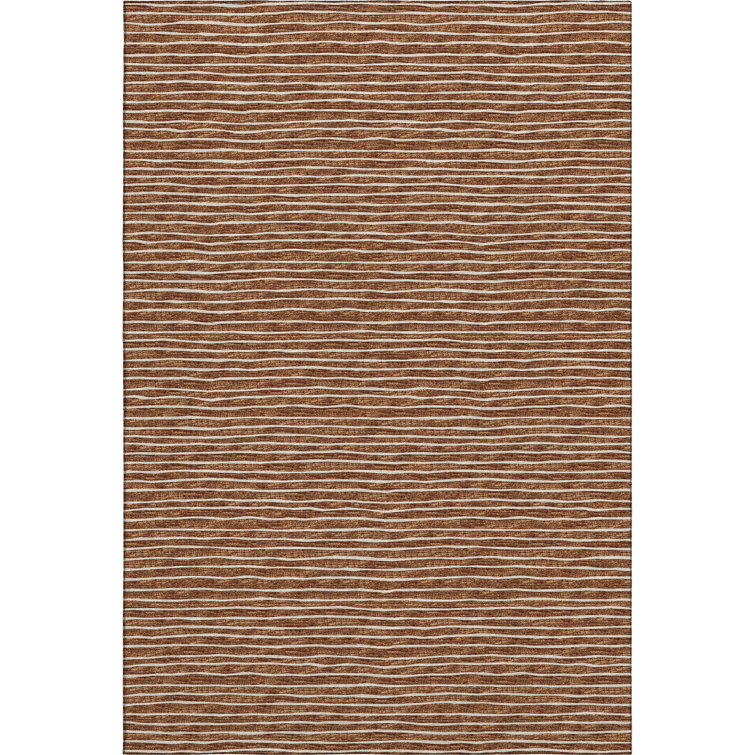 Premium Machine Washable Taylor AMF138 Paprika Rug