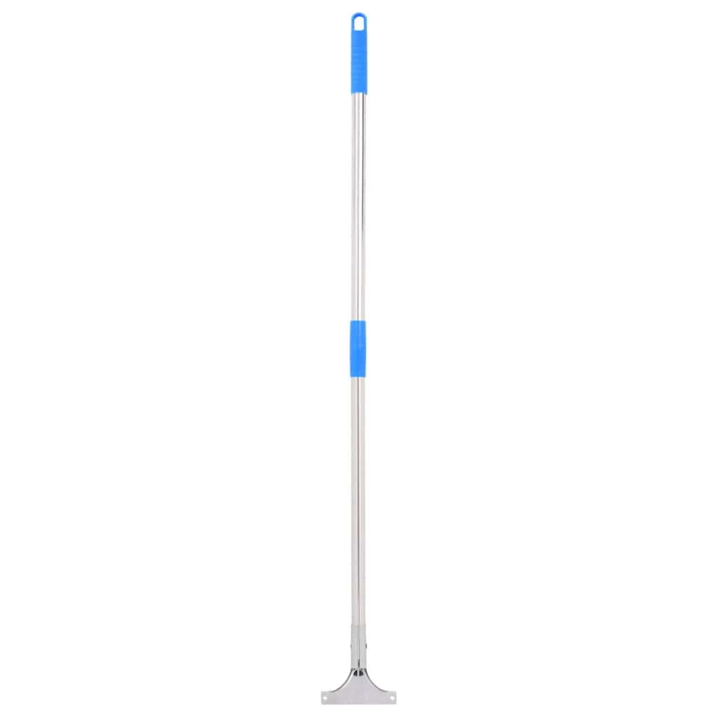 vidaXL - Floor Squeegee - Steel and Rubber - 45x122.5 cm - Silver - Image 3
