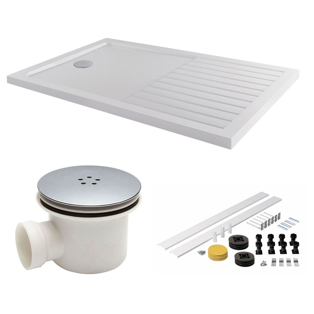 Stone Resin Shower Tray – White