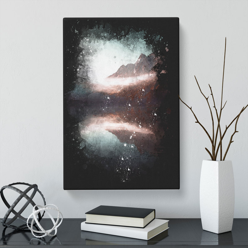 Lake In Italy - Wrapped Canvas Painting, 50cm H x 35cm W x 3cm D