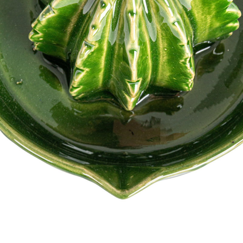 Cactus-Shaped Stoneware Juicer