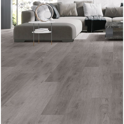7" x 60" x 7mm Oak Click Lock SPC Luxury Vinyl Plank