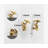 Mushroom Solid Brass Cabinet Knob