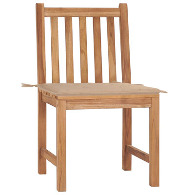 Bruschi Teak Patio Dining Armchair with Cushion