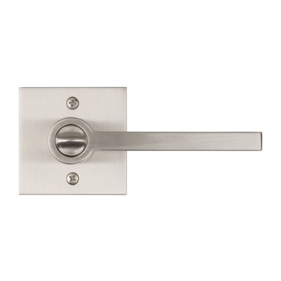 Satin Nickel Entry Door Lever