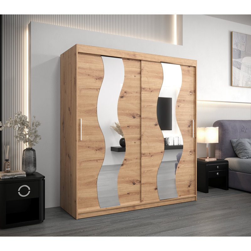 Ballycastle Manufactured Wood Wardrobe, 180cm H x 62cm D, Artisan