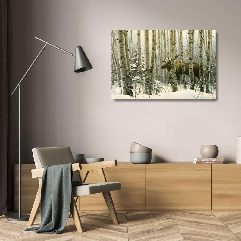 Une promenade dans les bois, H 16 po x l 24 po