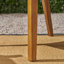 Ensemble de 2 chaises de patio en bois d'acacia-1232015471