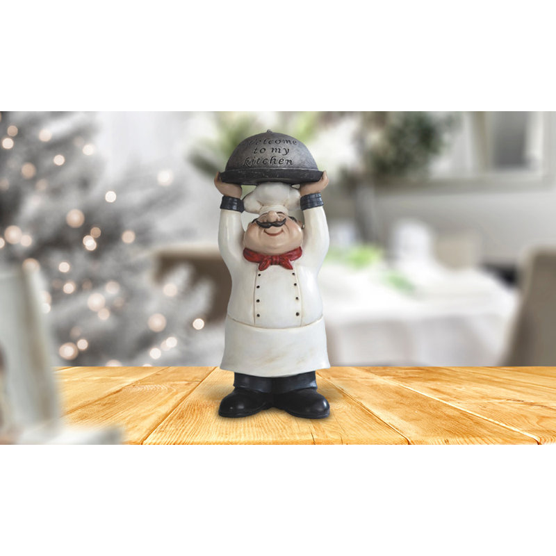 Absa 14"H Chef Dining Room Accessory Figurine Unique Gifts
